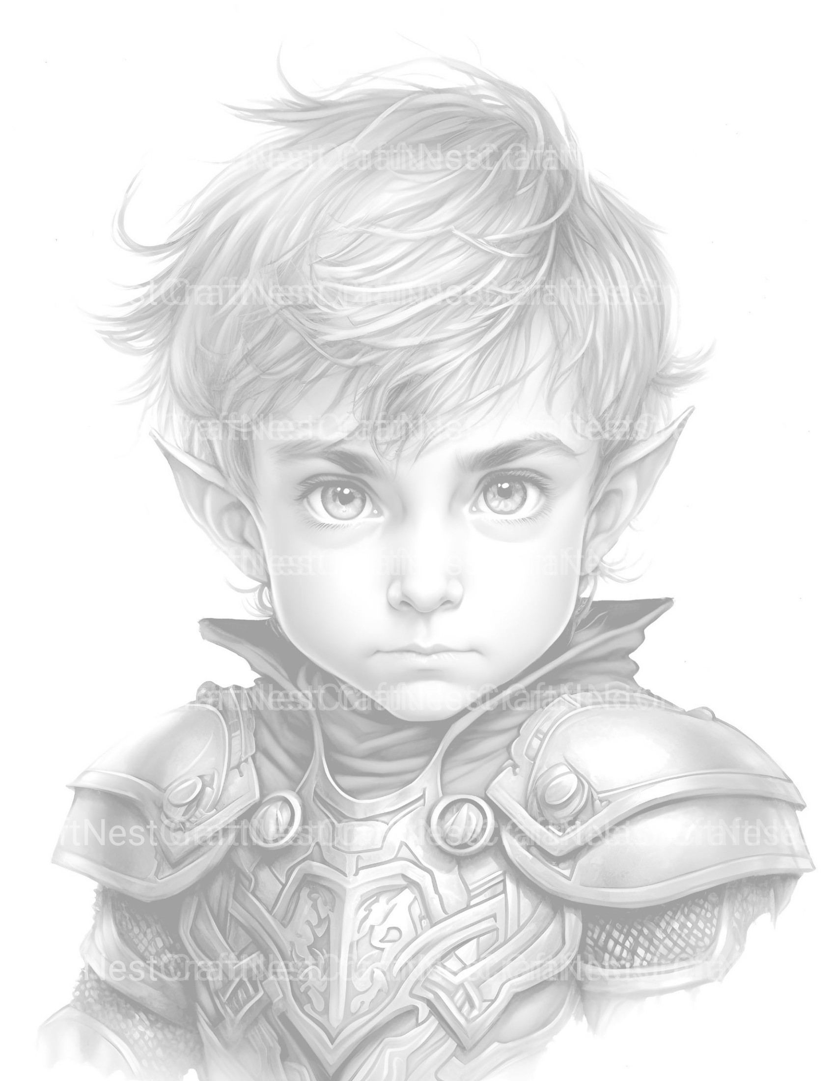 Steampunk Boy Coloring Book - CraftNest - Digital Crafting and Art