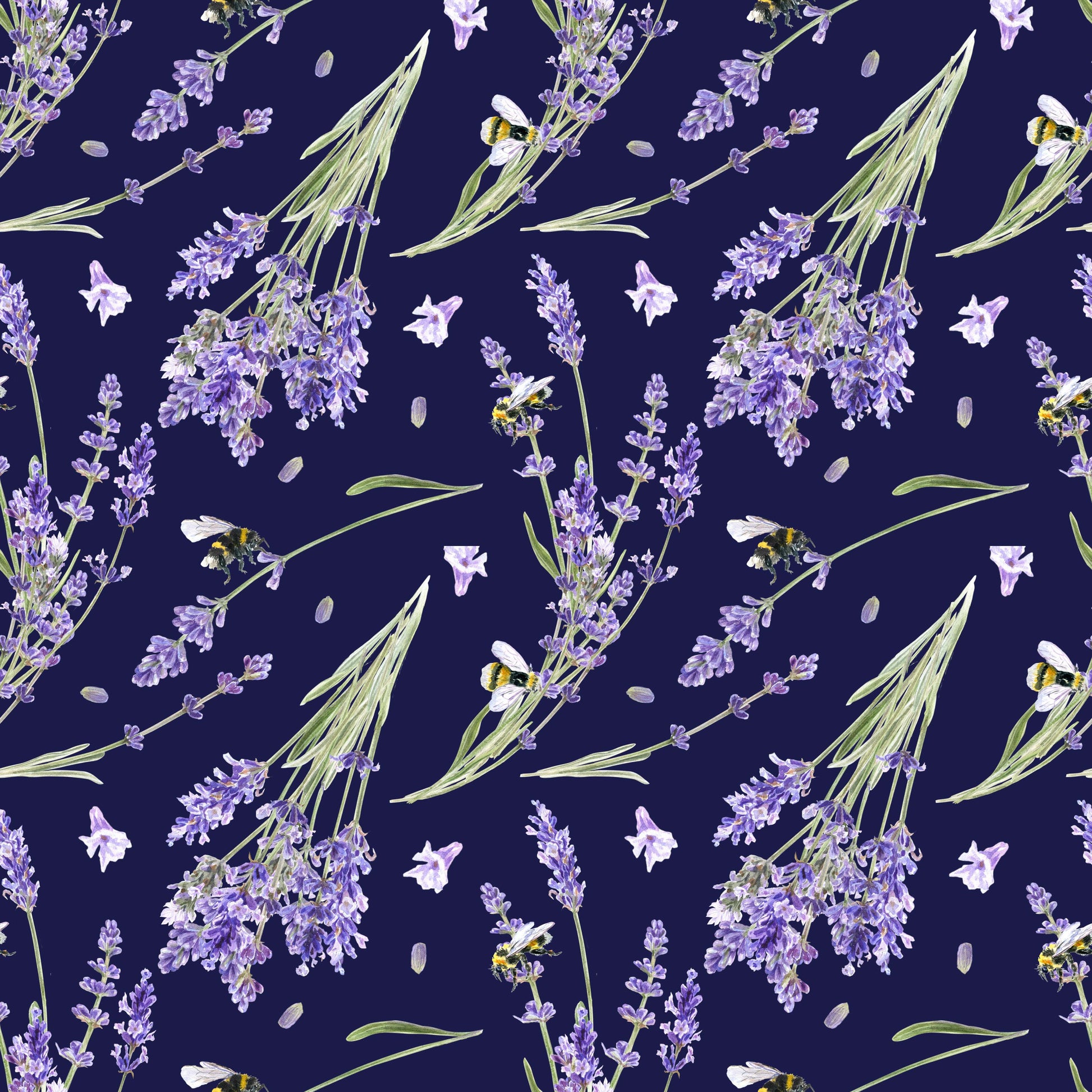 Lavender Seamless Digital Paper - CraftNest - Digital Crafting and Art