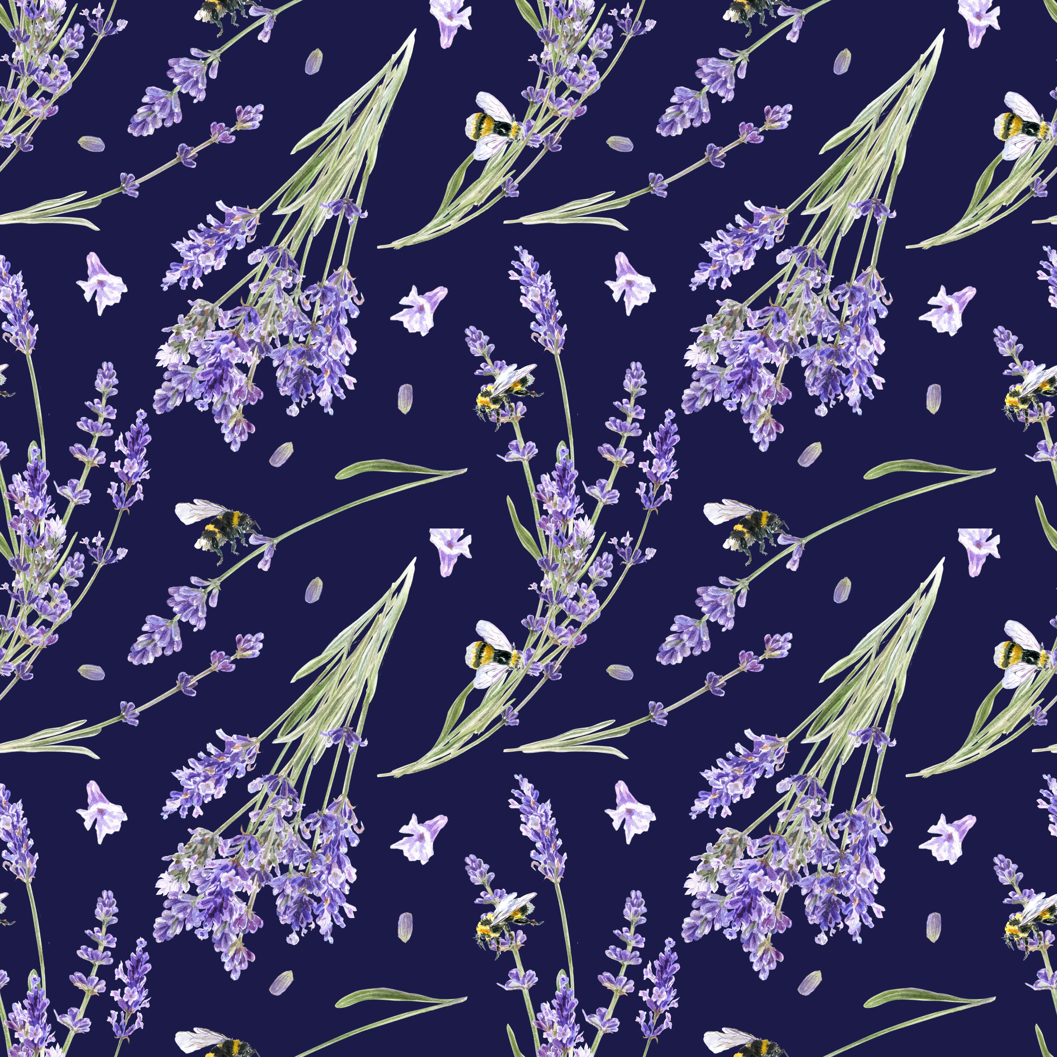 Lavender Seamless Digital Paper - CraftNest - Digital Crafting and Art