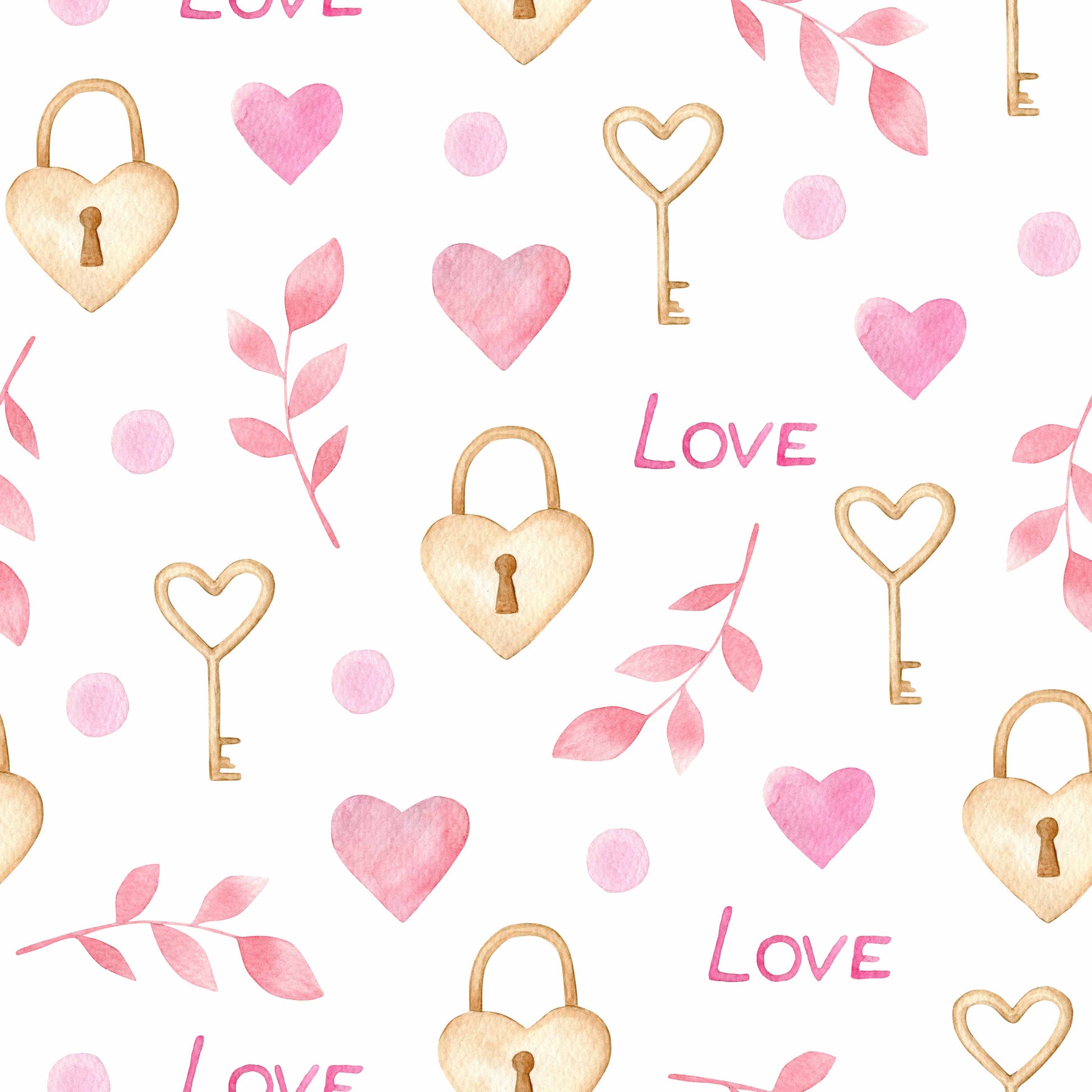 Valentine's Day Seamless Digital Paper - CraftNest - Digital Crafting and Art