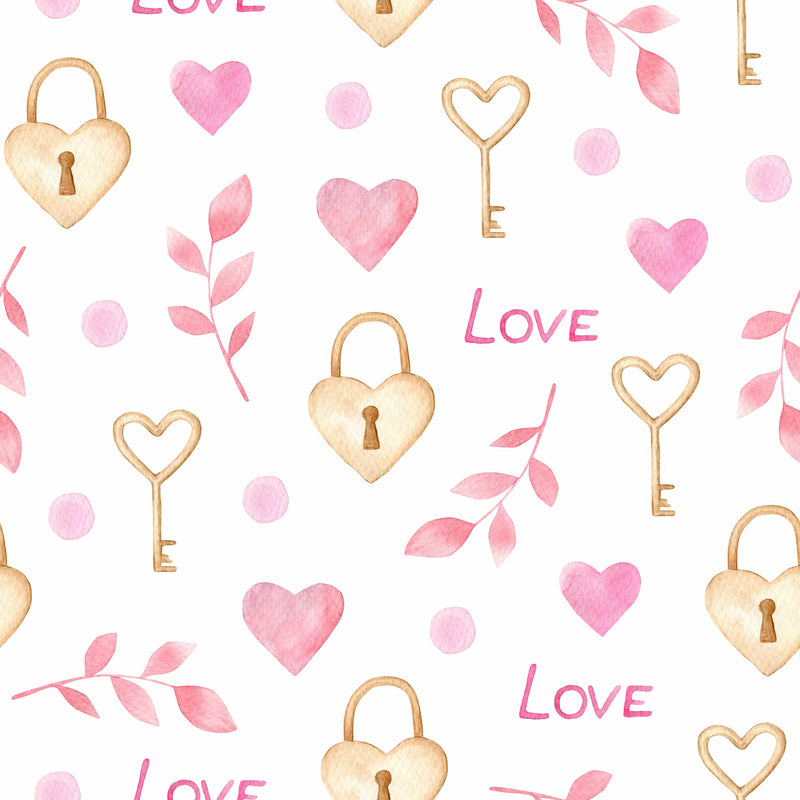 Valentine's Day Seamless Digital Paper - CraftNest - Digital Crafting and Art