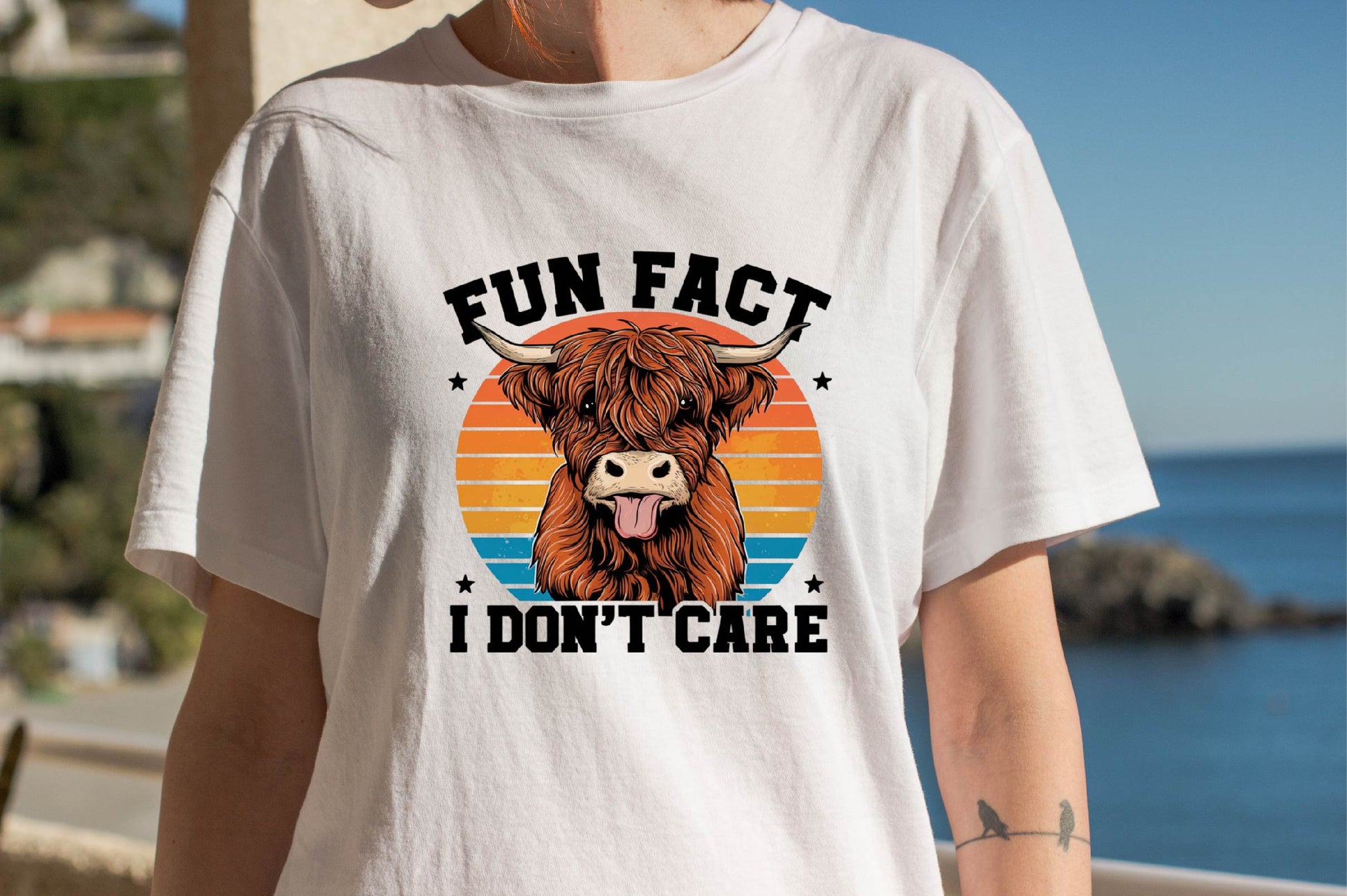 Highland Cow Graphic T Shirt Design Clipart Bundle - CraftNest - Digital Crafting and Art