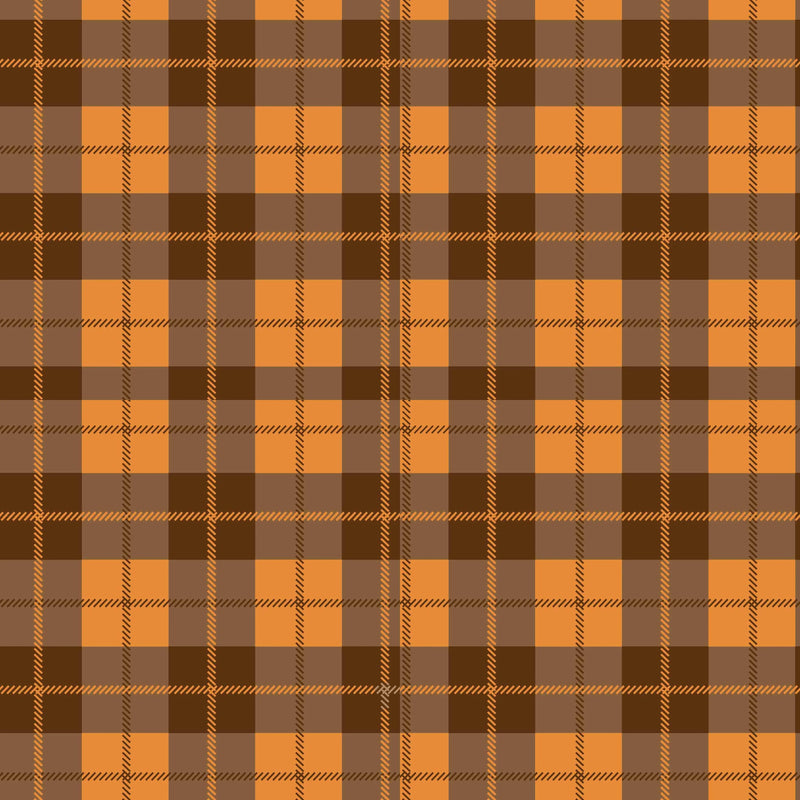 Fall Plaid Seamless Digital Paper - CraftNest - Digital Crafting and Art