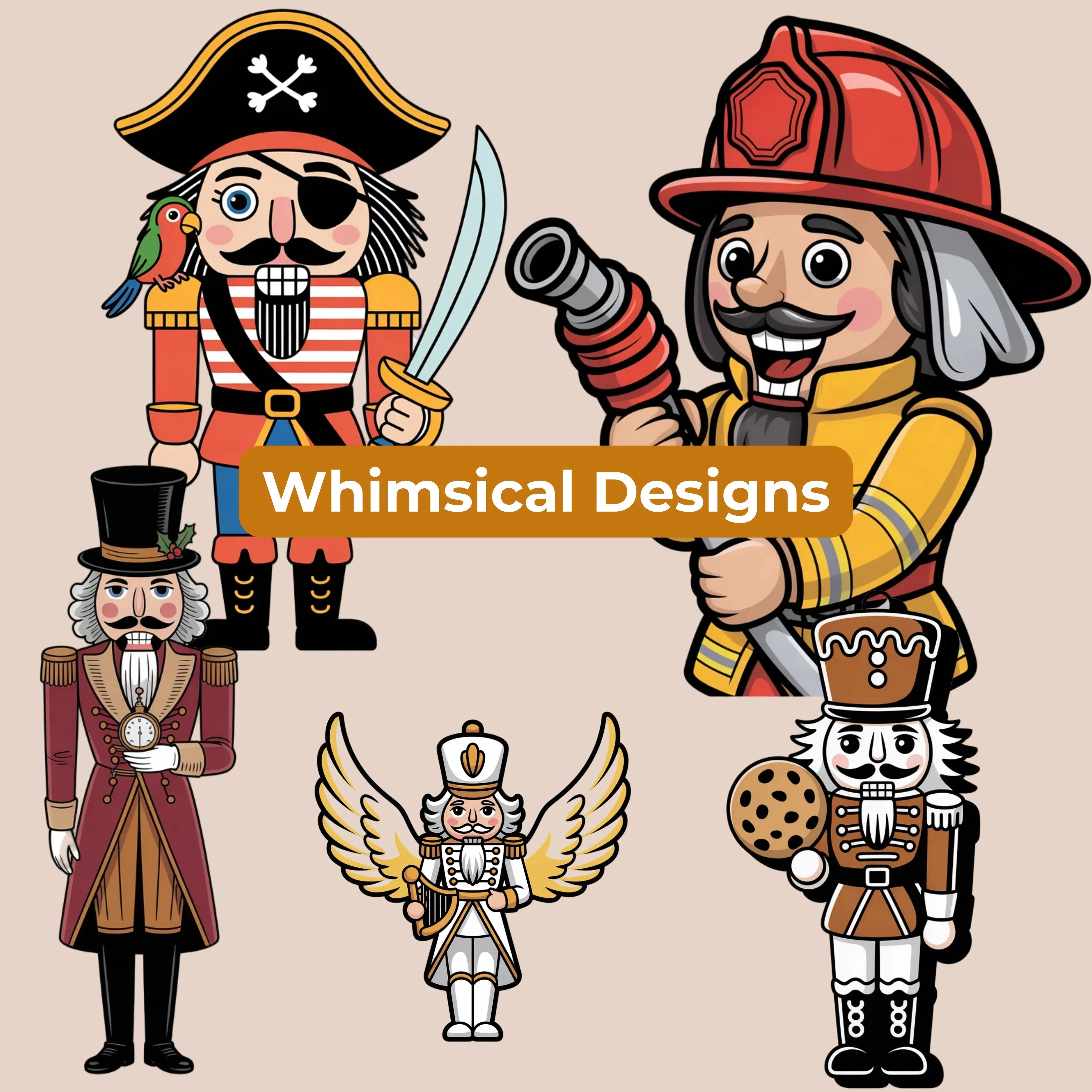 Nutcracker Clipart Bundle - CraftNest - Digital Crafting and Art
