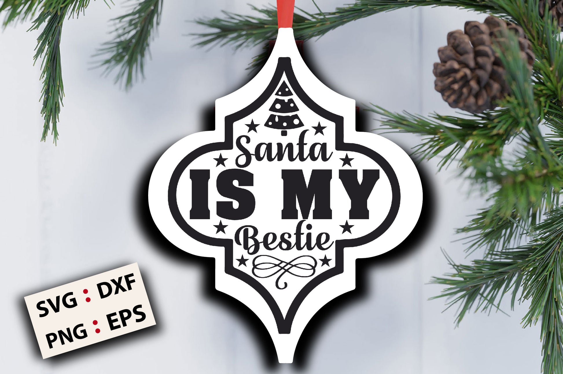 Christmas Arabesque Ornament SVG Bundle 2 - CraftNest - Digital Crafting and Art