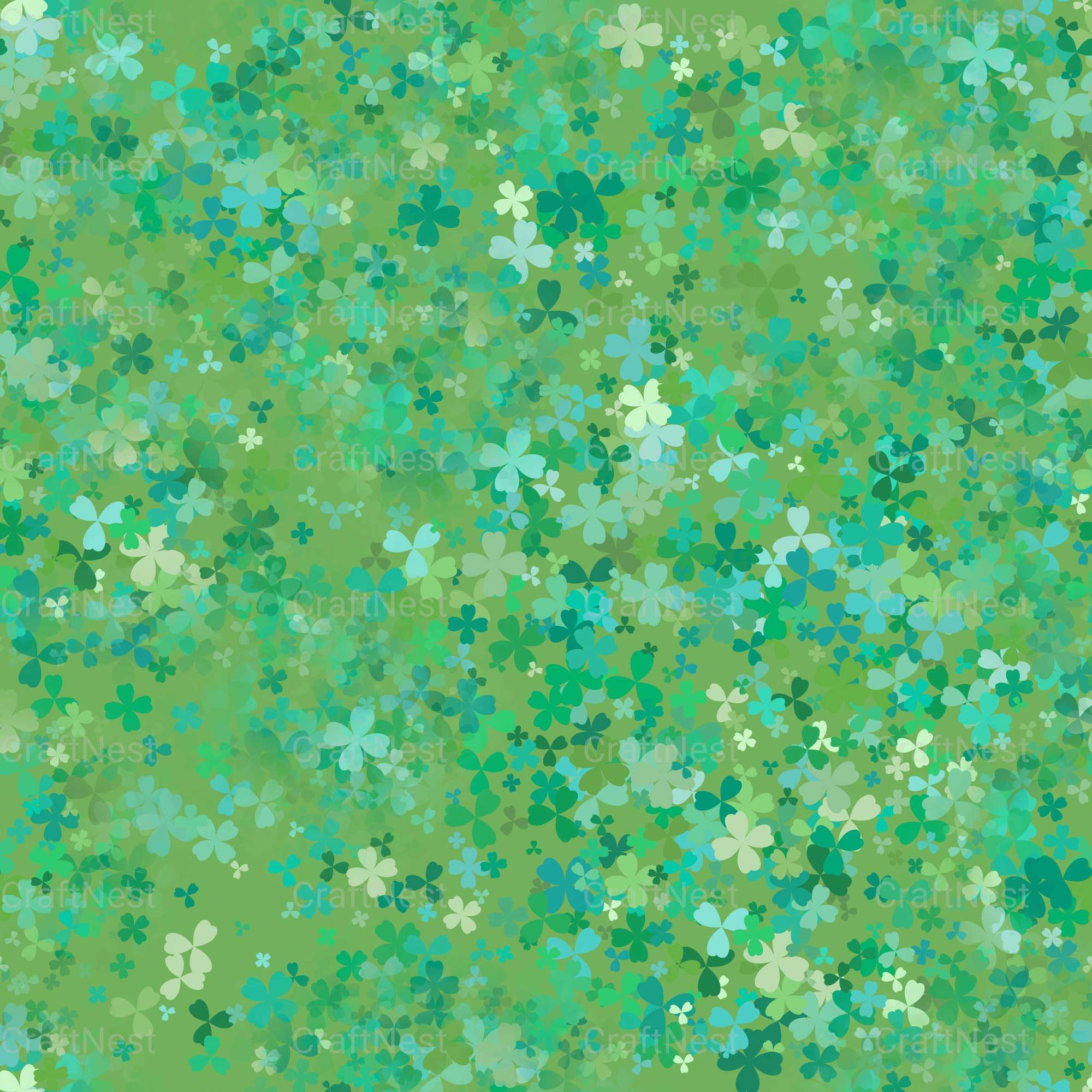 St. Patrick's Day Seamless Digital Paper - CraftNest - Digital Crafting and Art