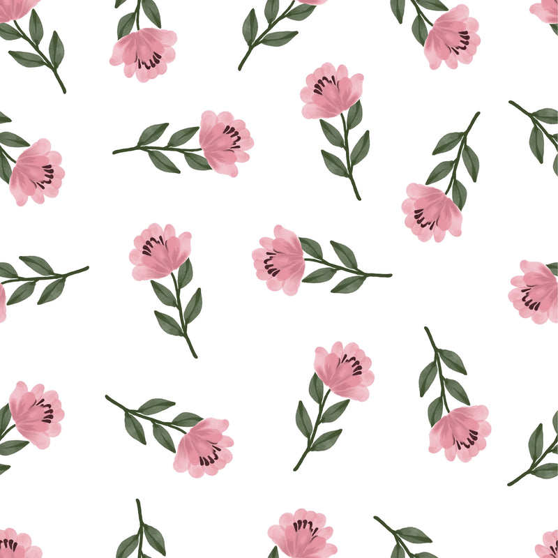 Ink Flowers Seamless Digital Paper - CraftNest - Digital Crafting and Art