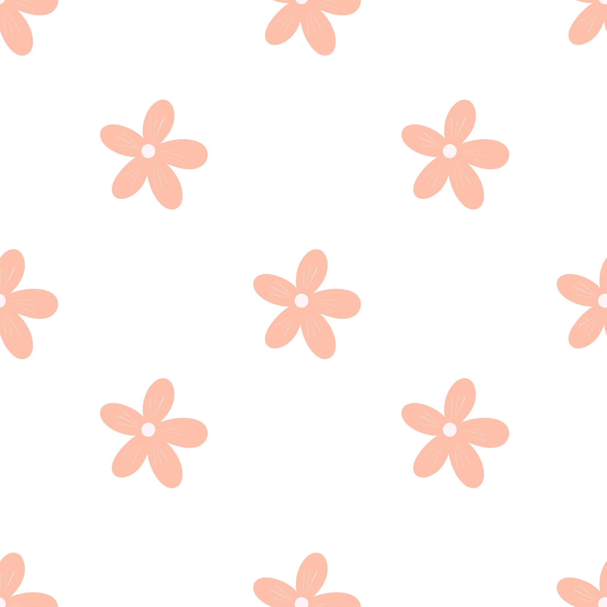 Peach Blossom Seamless Digital Paper - CraftNest - Digital Crafting and Art