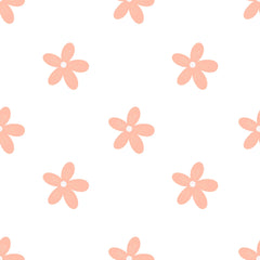 Peach Blossom Seamless Digital Paper - CraftNest - Digital Crafting and Art