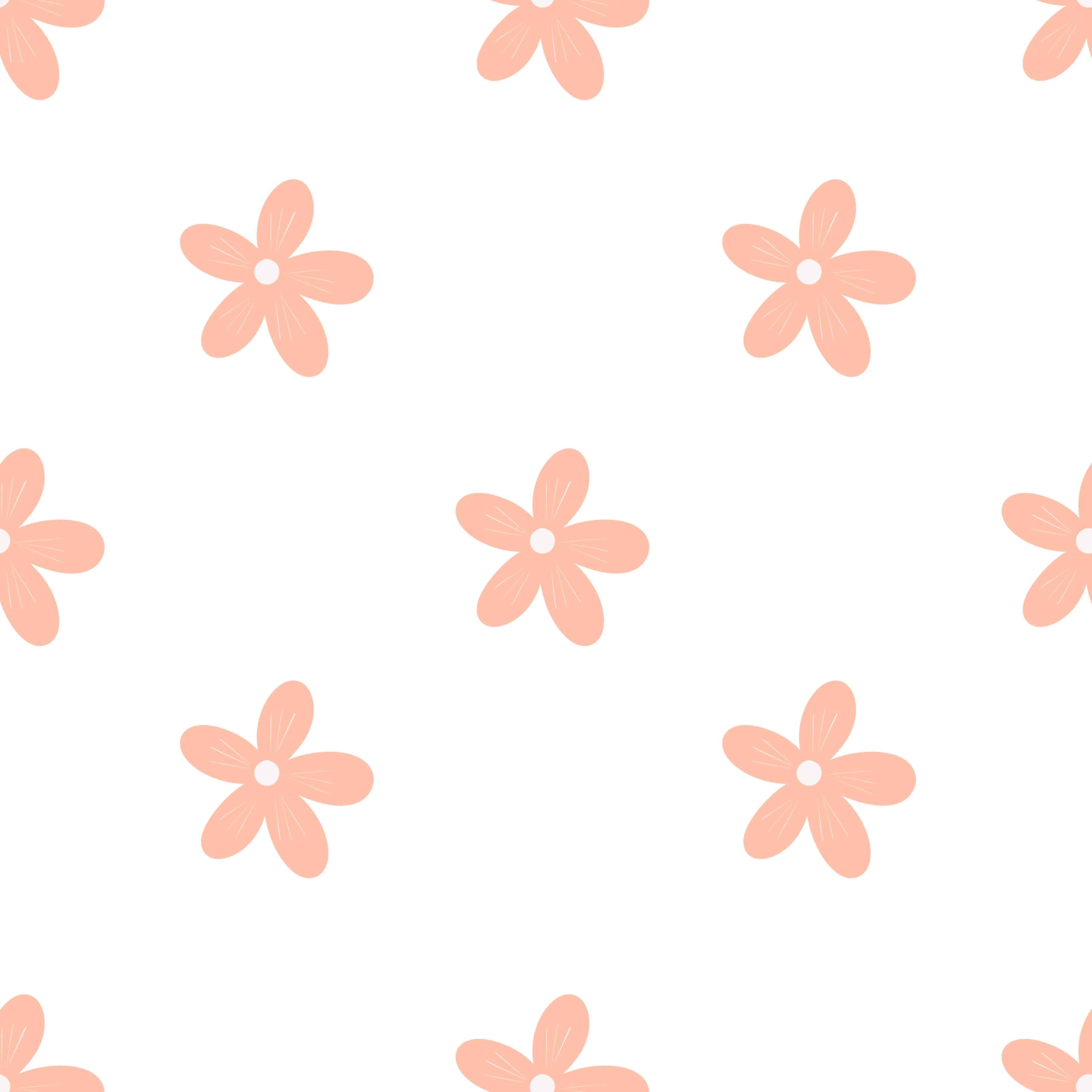 Peach Blossom Seamless Digital Paper - CraftNest - Digital Crafting and Art