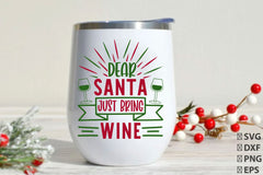 Christmas Wine SVG Bundle 2 - CraftNest - Digital Crafting and Art