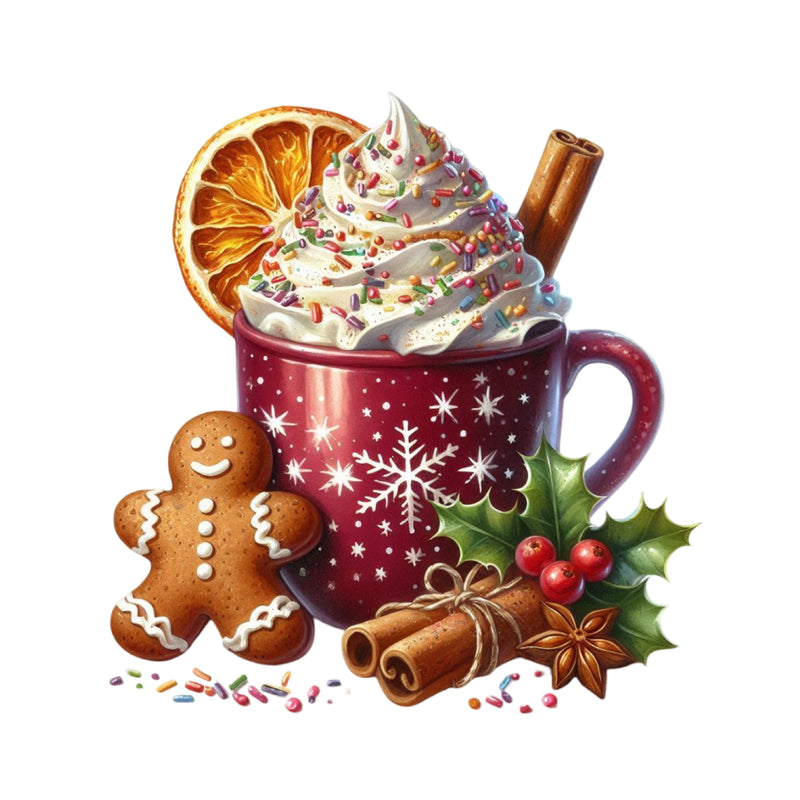 Christmas Coffee Gingerbread Clipart Bundle - CraftNest - Digital Crafting and Art