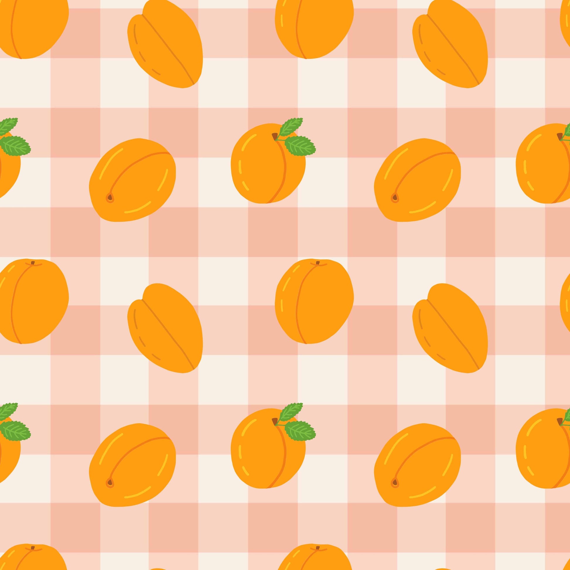 Cottage Chic Peach Seamless Digital Paper - CraftNest - Digital Crafting and Art