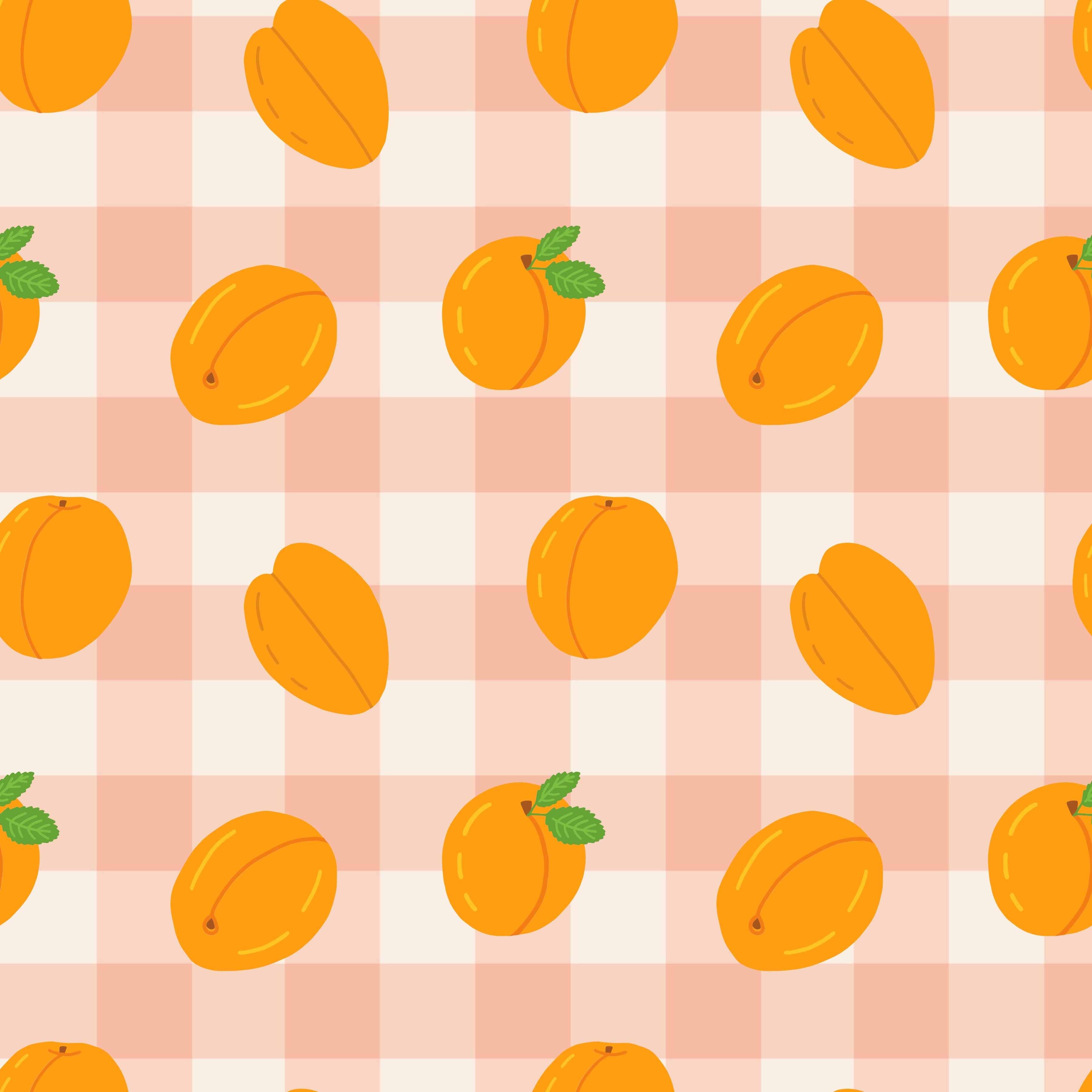 Cottage Chic Peach Seamless Digital Paper - CraftNest - Digital Crafting and Art