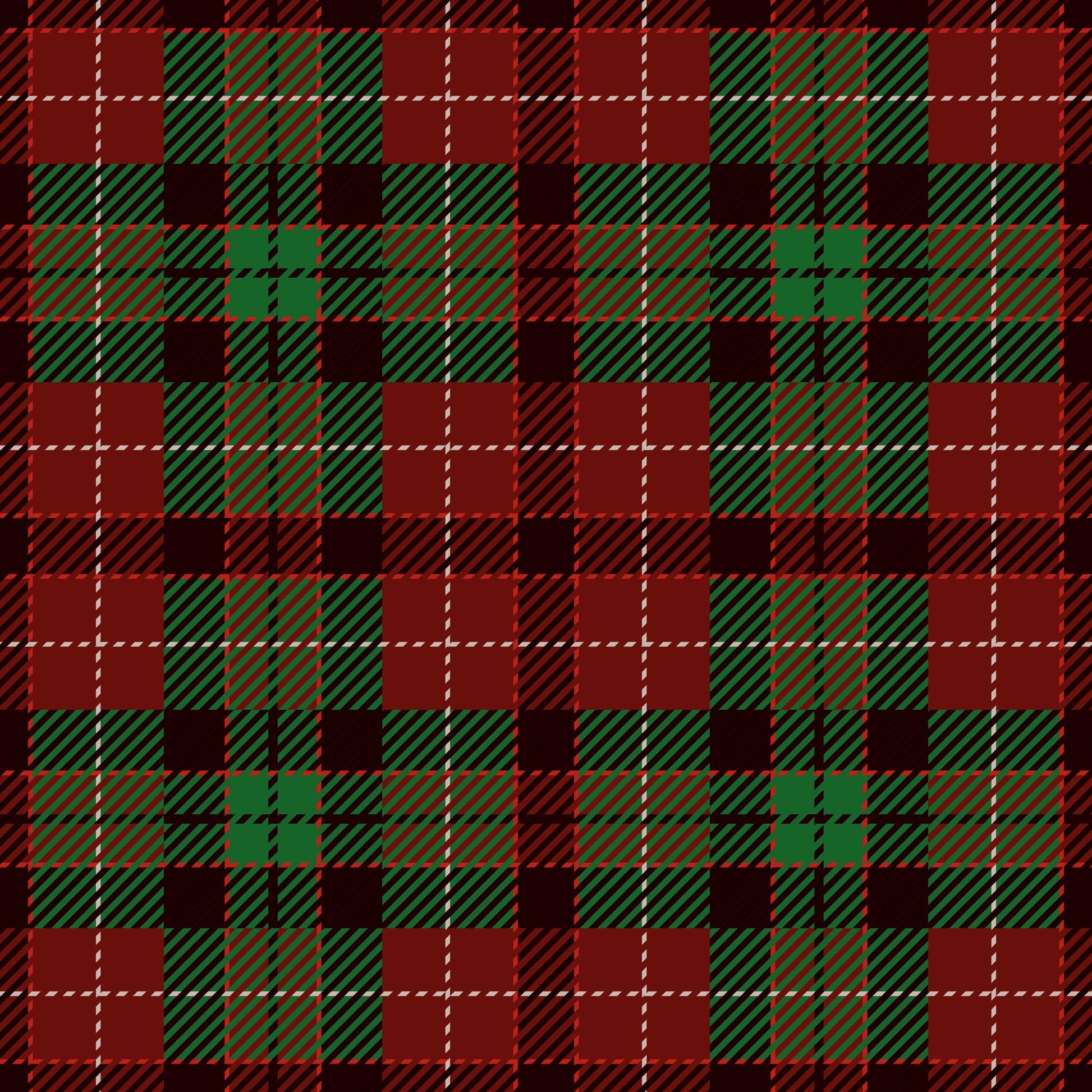 Christmas Buffalo Plaid Digital Paper 3 - CraftNest - Digital Crafting and Art