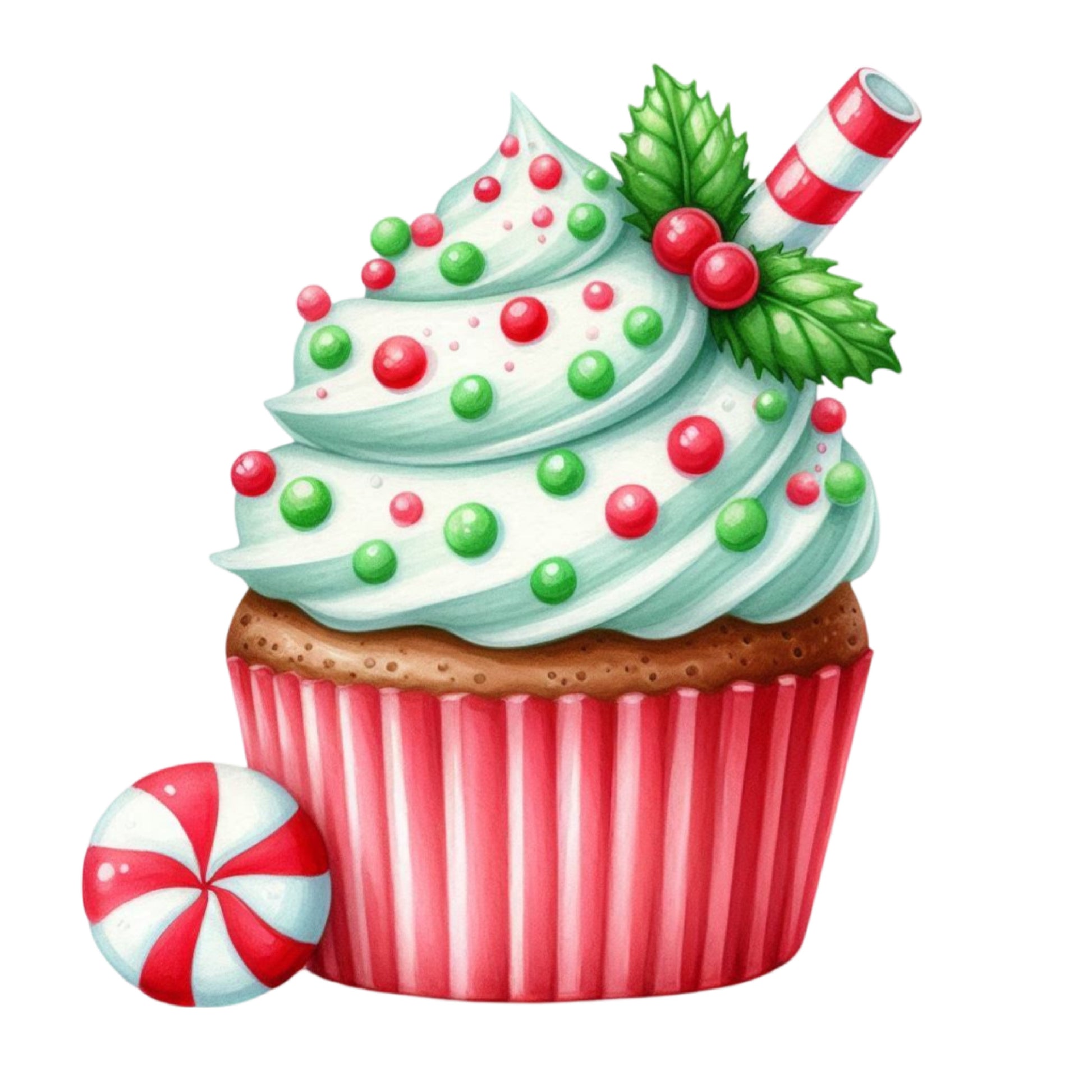 Christmas Candy Peppermint Candy Clipart Bundle - CraftNest - Digital Crafting and Art