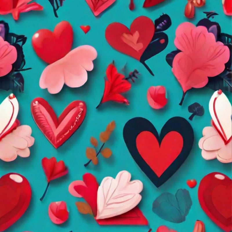 Valentine's Day Seamless Digital Paper 2 - CraftNest - Digital Crafting and Art