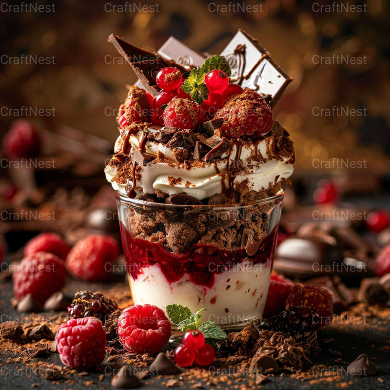 Dessert Delights Stock Images - CraftNest - Digital Crafting and Art