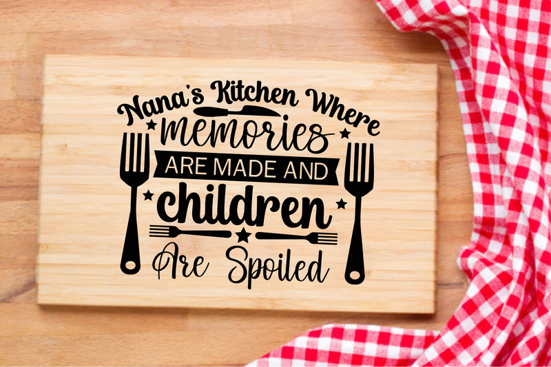 Cutting Board SVG Bundle - CraftNest - Digital Crafting and Art