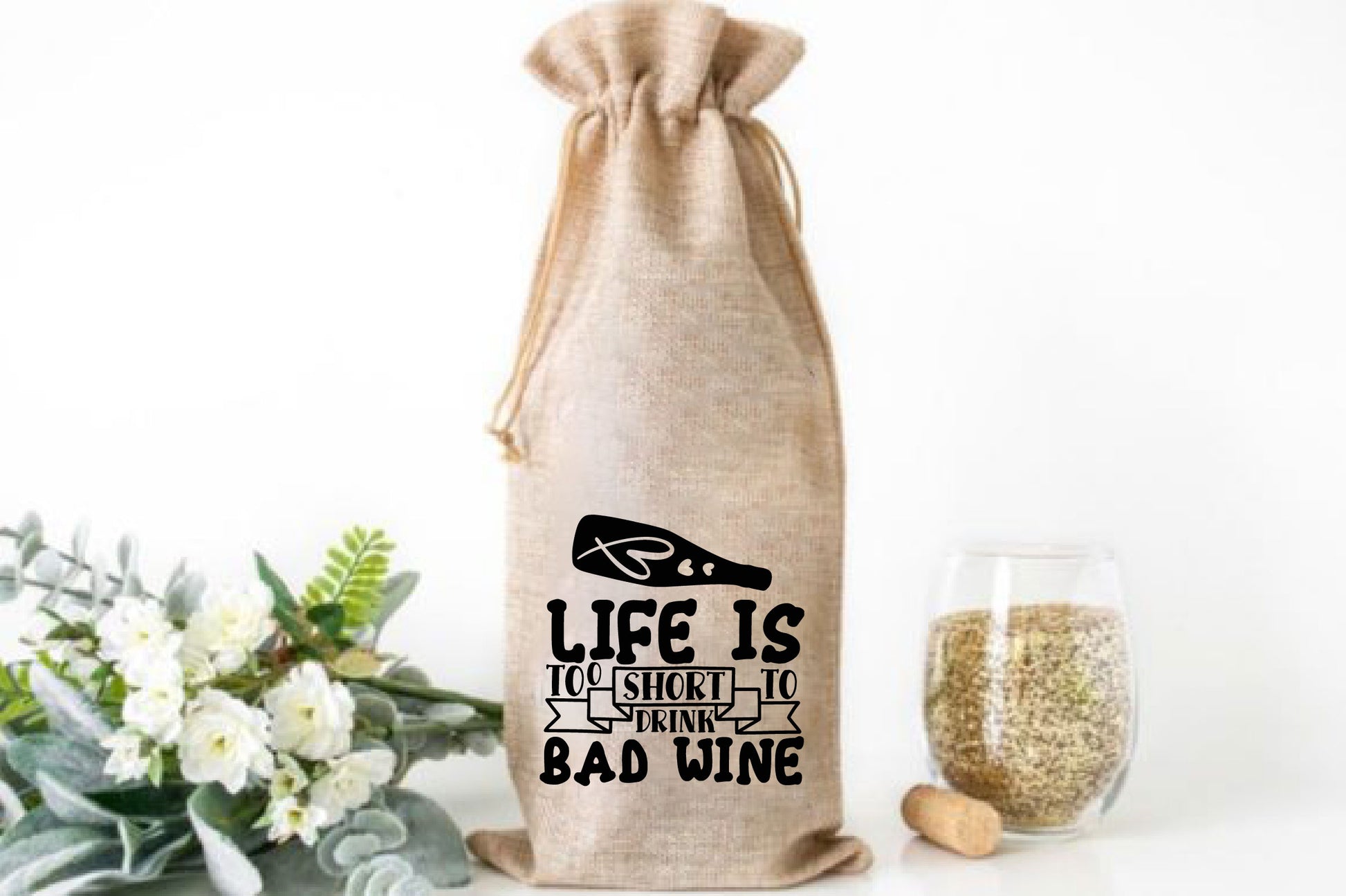 Wine Bag SVG Bundle 2 - CraftNest - Digital Crafting and Art