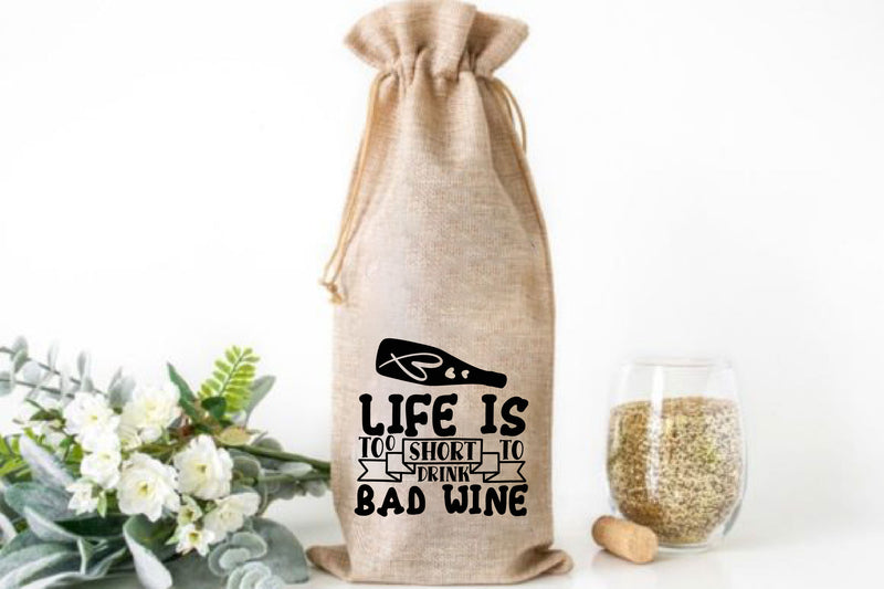 Wine Bag SVG Bundle 2 - CraftNest - Digital Crafting and Art