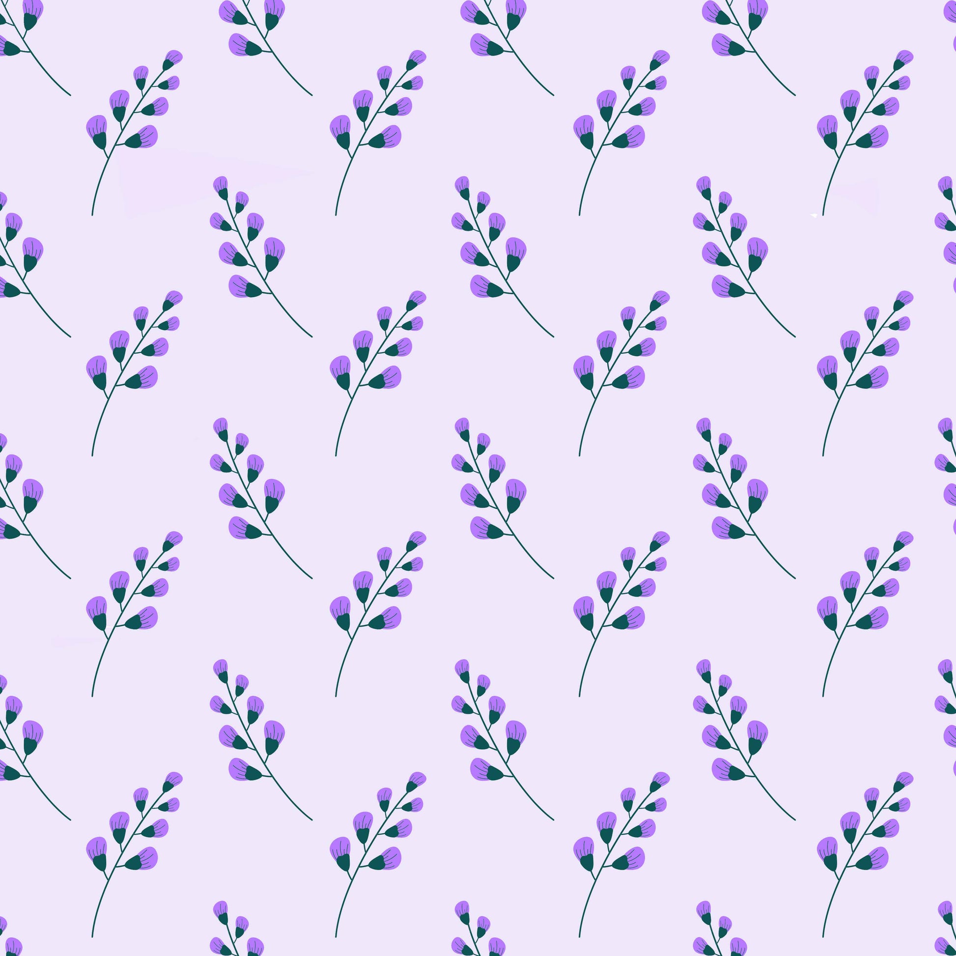 Lavender Seamless Digital Paper - CraftNest - Digital Crafting and Art