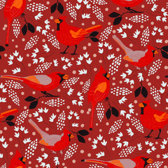 Cardinal Seamless Digital Paper - CraftNest - Digital Crafting and Art