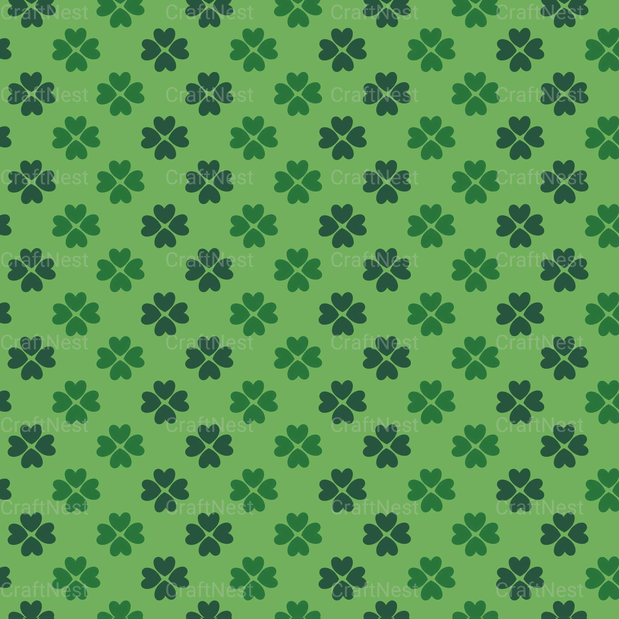 St. Patrick's Day Seamless Digital Paper - CraftNest - Digital Crafting and Art
