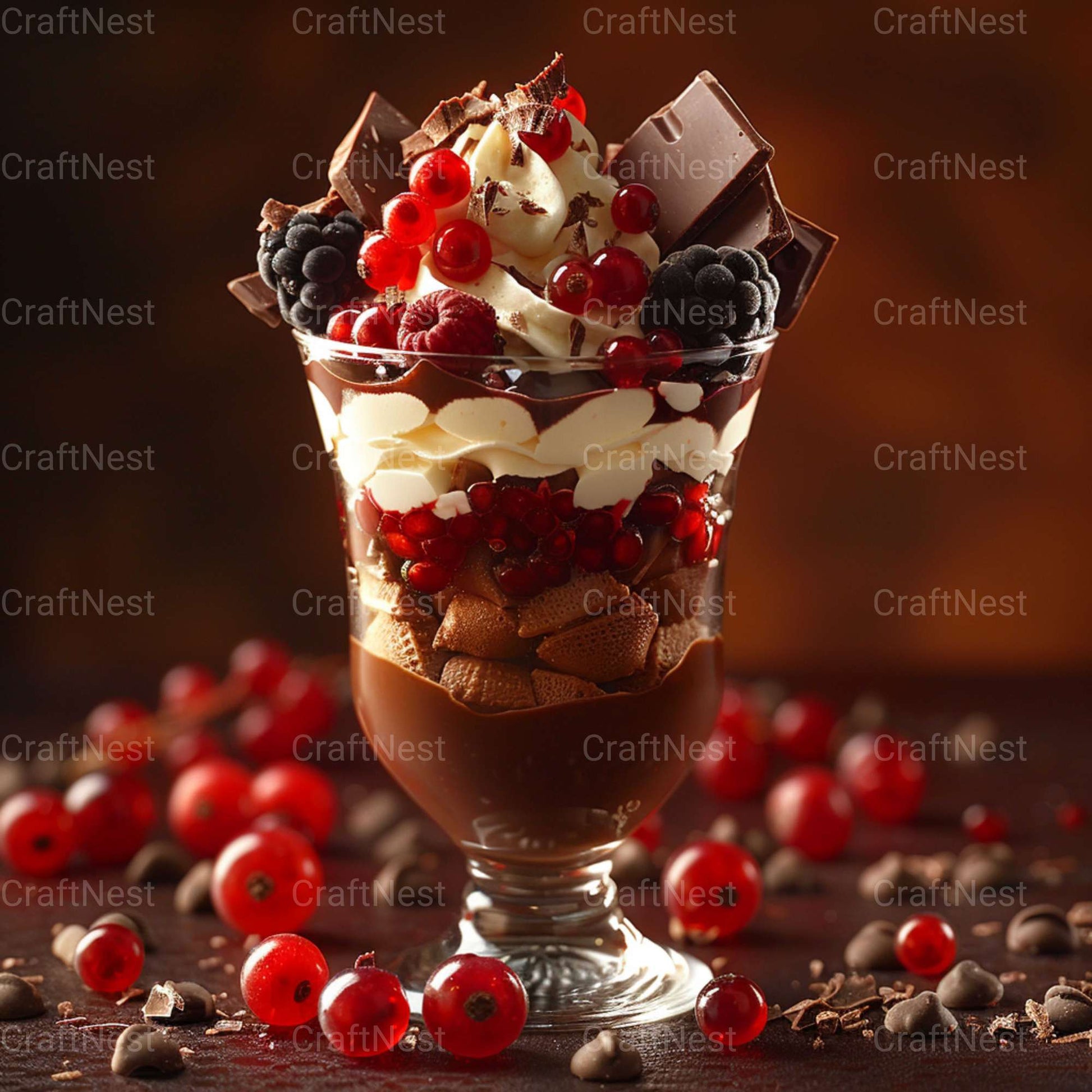 Dessert Delights Stock Images - CraftNest - Digital Crafting and Art