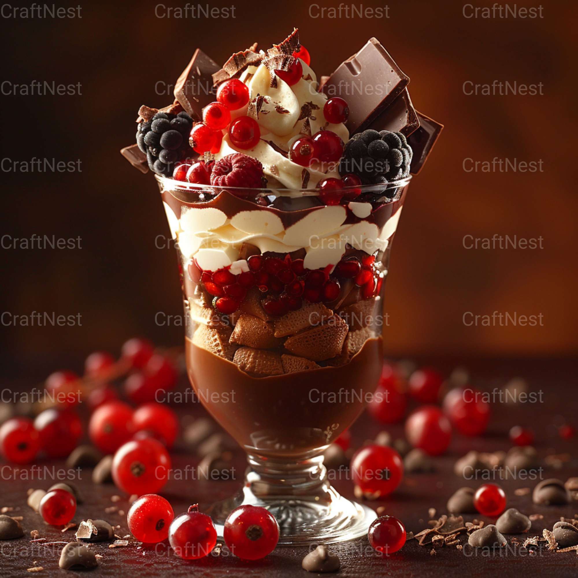 Dessert Delights Stock Images - CraftNest - Digital Crafting and Art