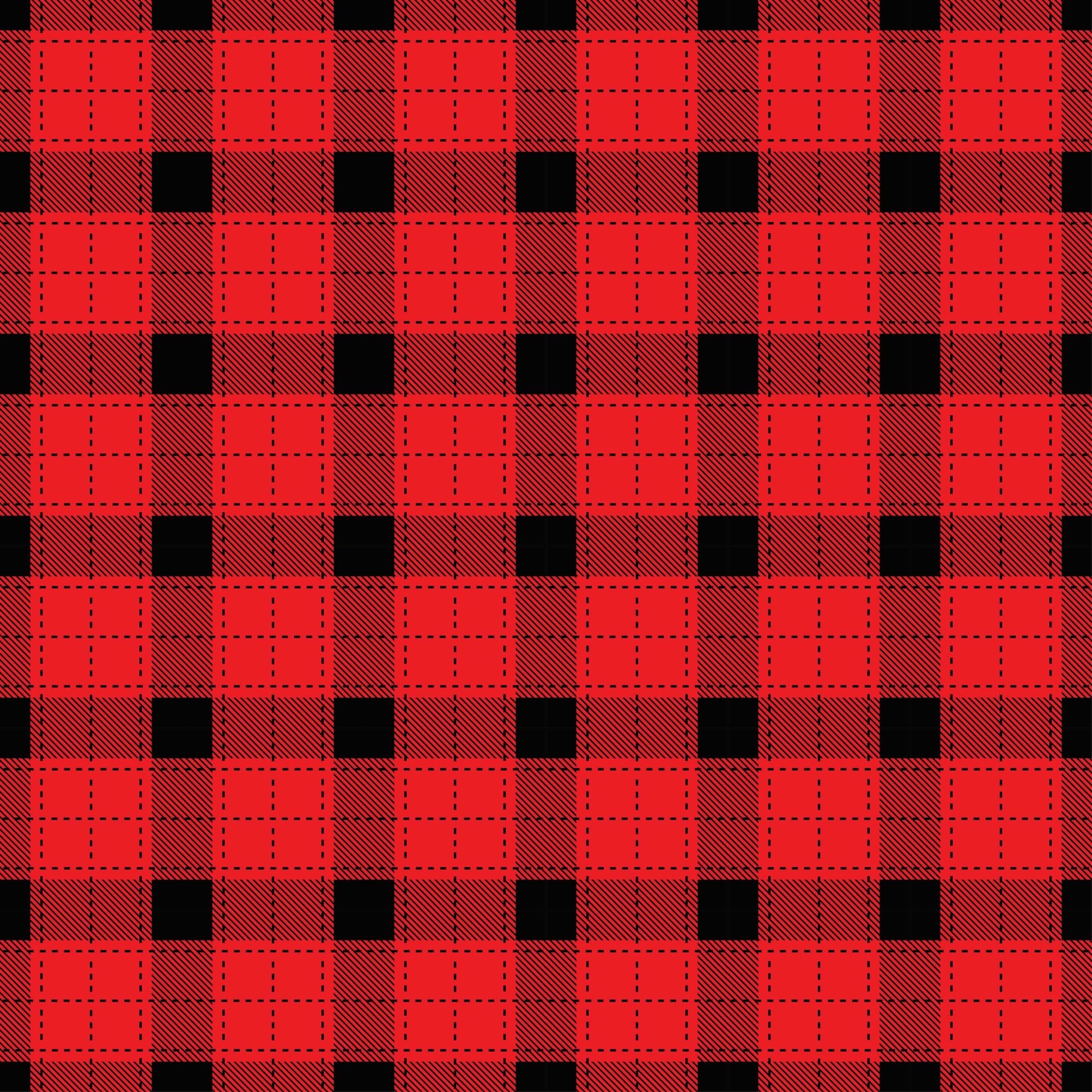 Christmas Buffalo Plaid Digital Paper 3 - CraftNest - Digital Crafting and Art