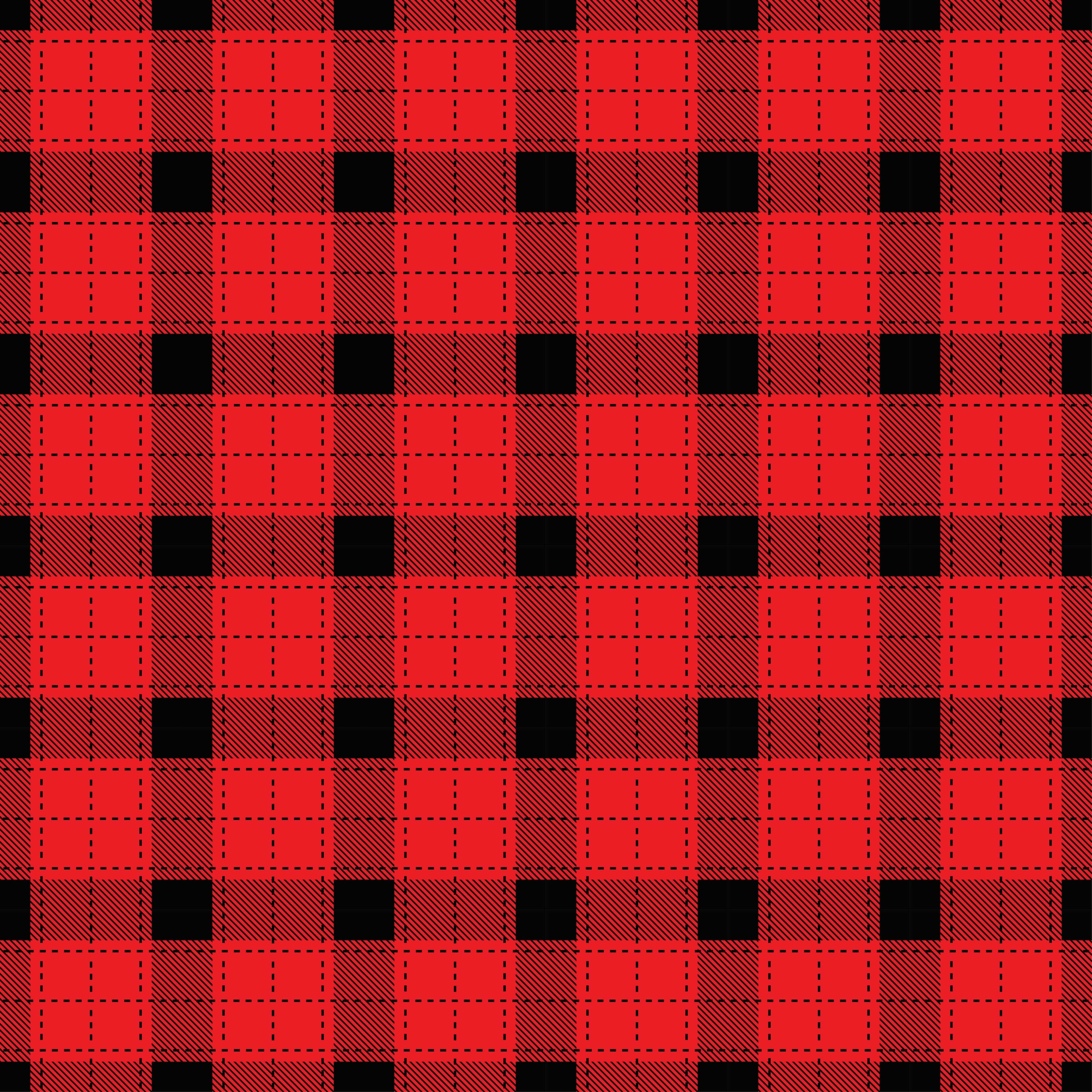 Christmas Buffalo Plaid Digital Paper 3 - CraftNest - Digital Crafting and Art