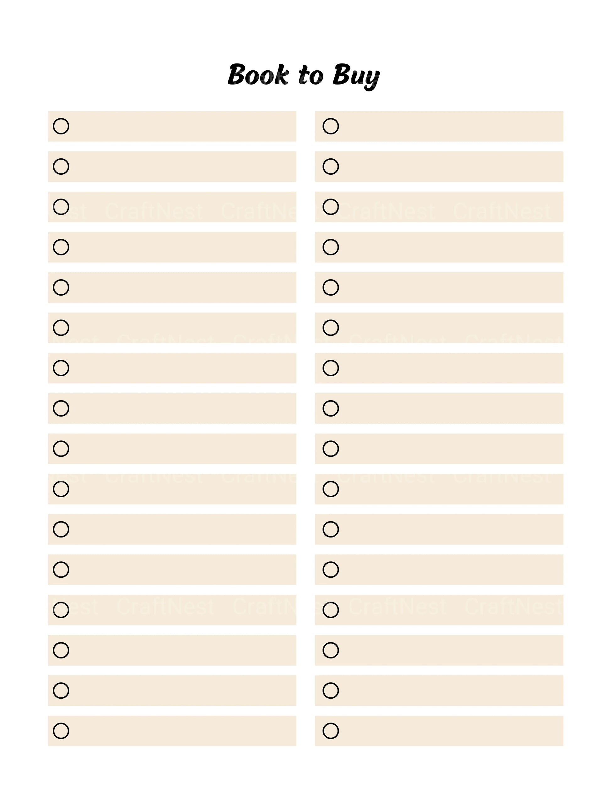 Reading Planner Guide - CraftNest - Digital Crafting and Art