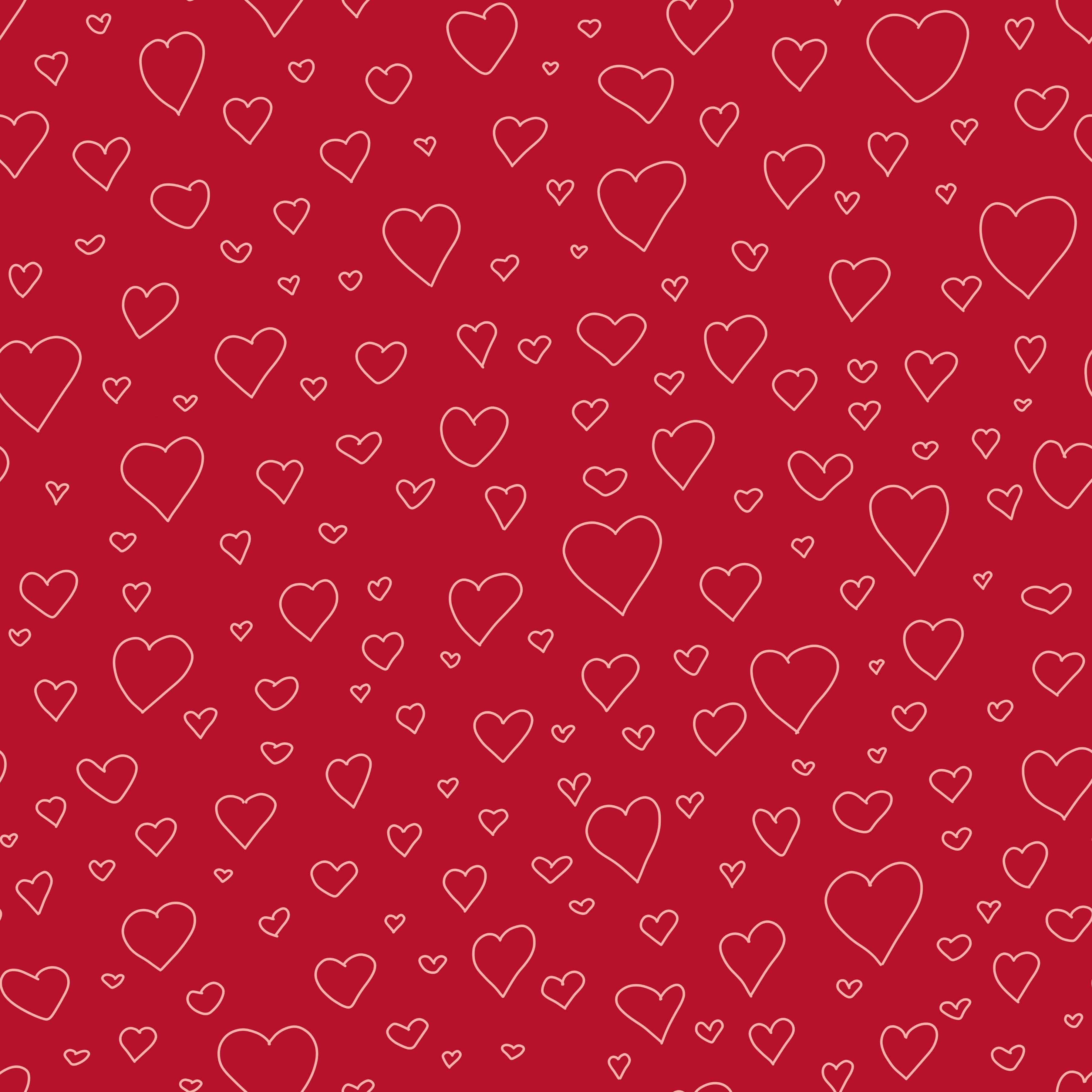 Valentine's Day Seamless Digital Paper - CraftNest - Digital Crafting and Art