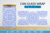 Mandala Designs SVG Bundle: 16 OZ Can Glass Wraps
