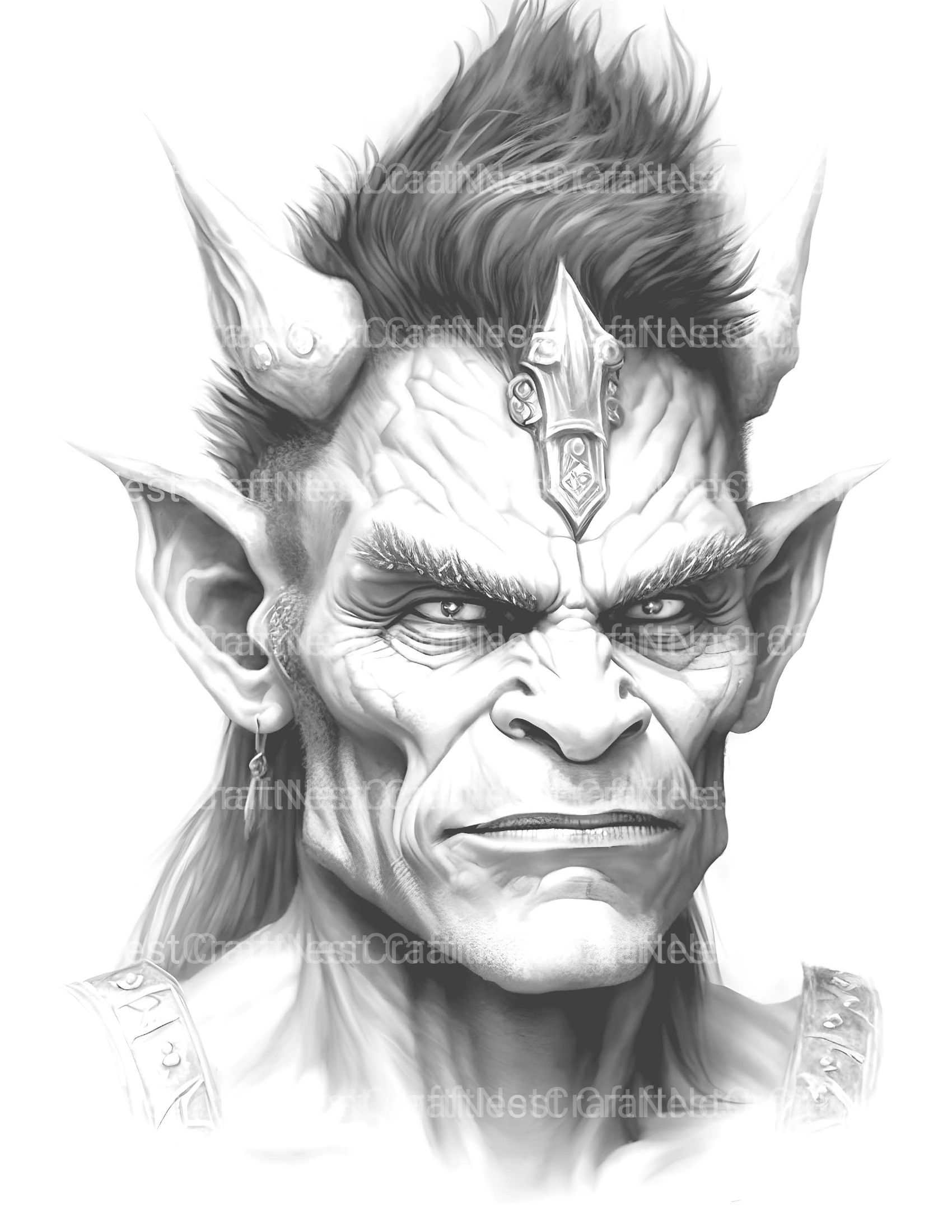 Troll Coloring Book - CraftNest - Digital Crafting and Art