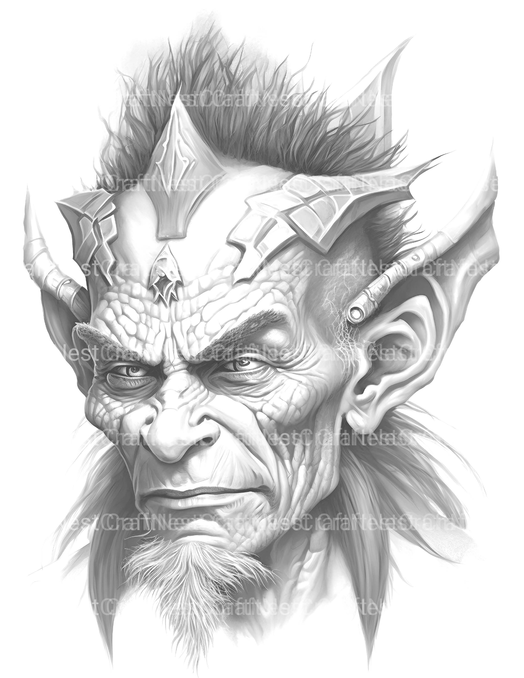 Troll Coloring Book - CraftNest - Digital Crafting and Art