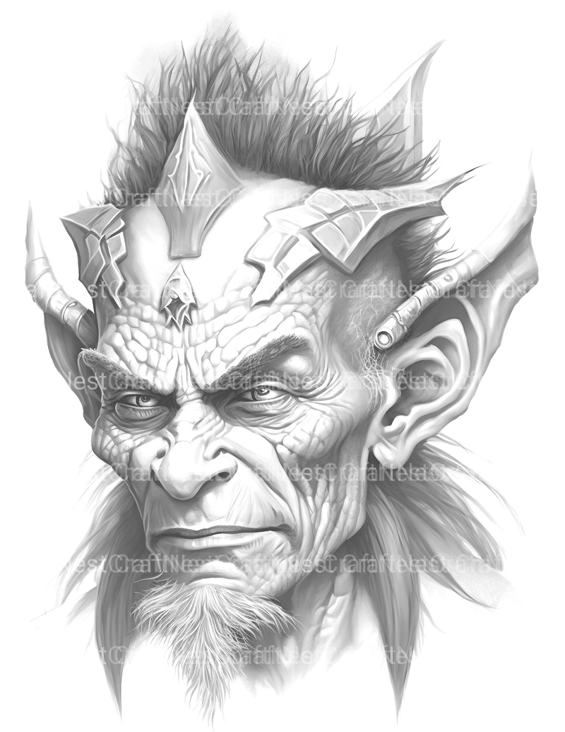 Troll Coloring Book - CraftNest - Digital Crafting and Art