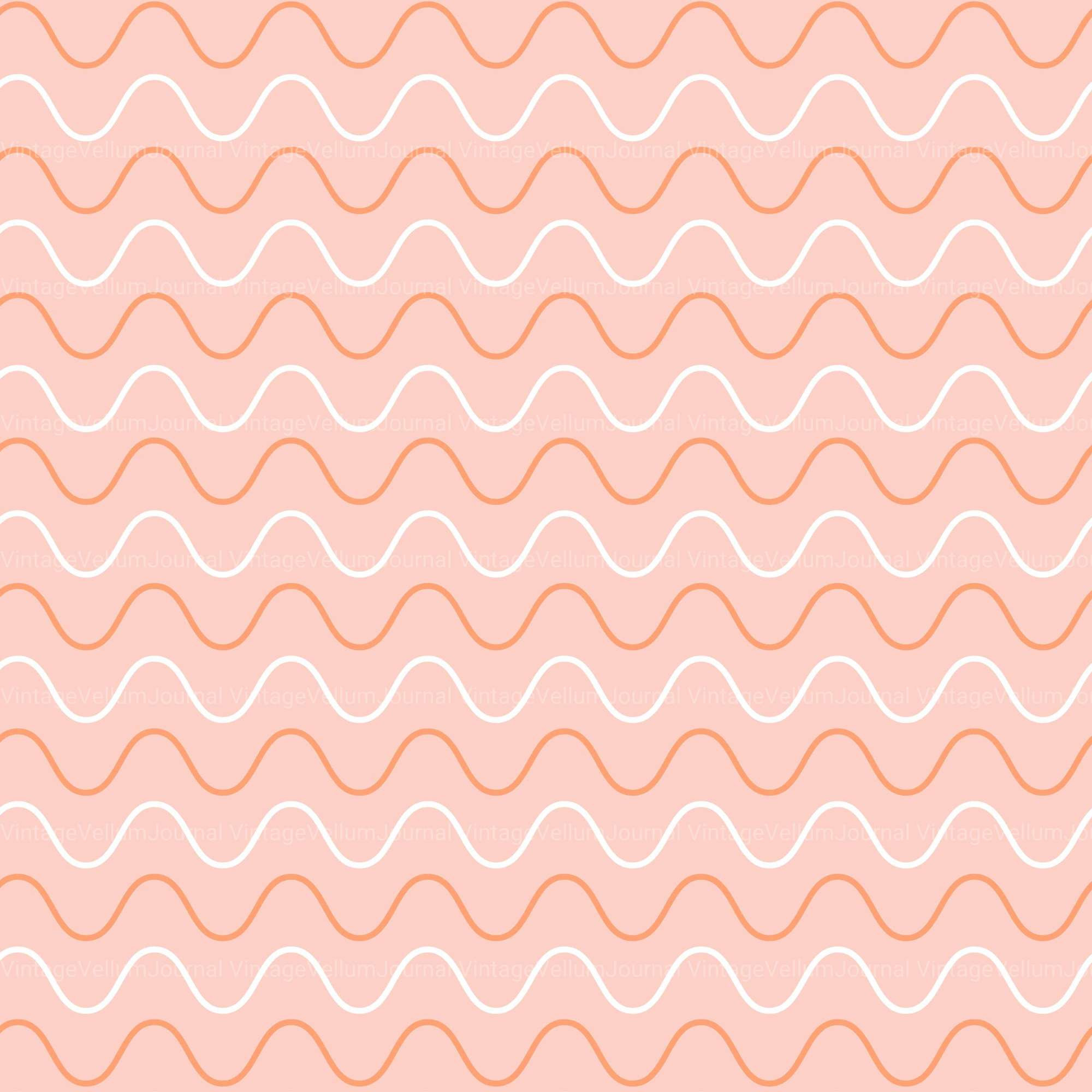 Peach Seamless Digital Paper - CraftNest - Digital Crafting and Art