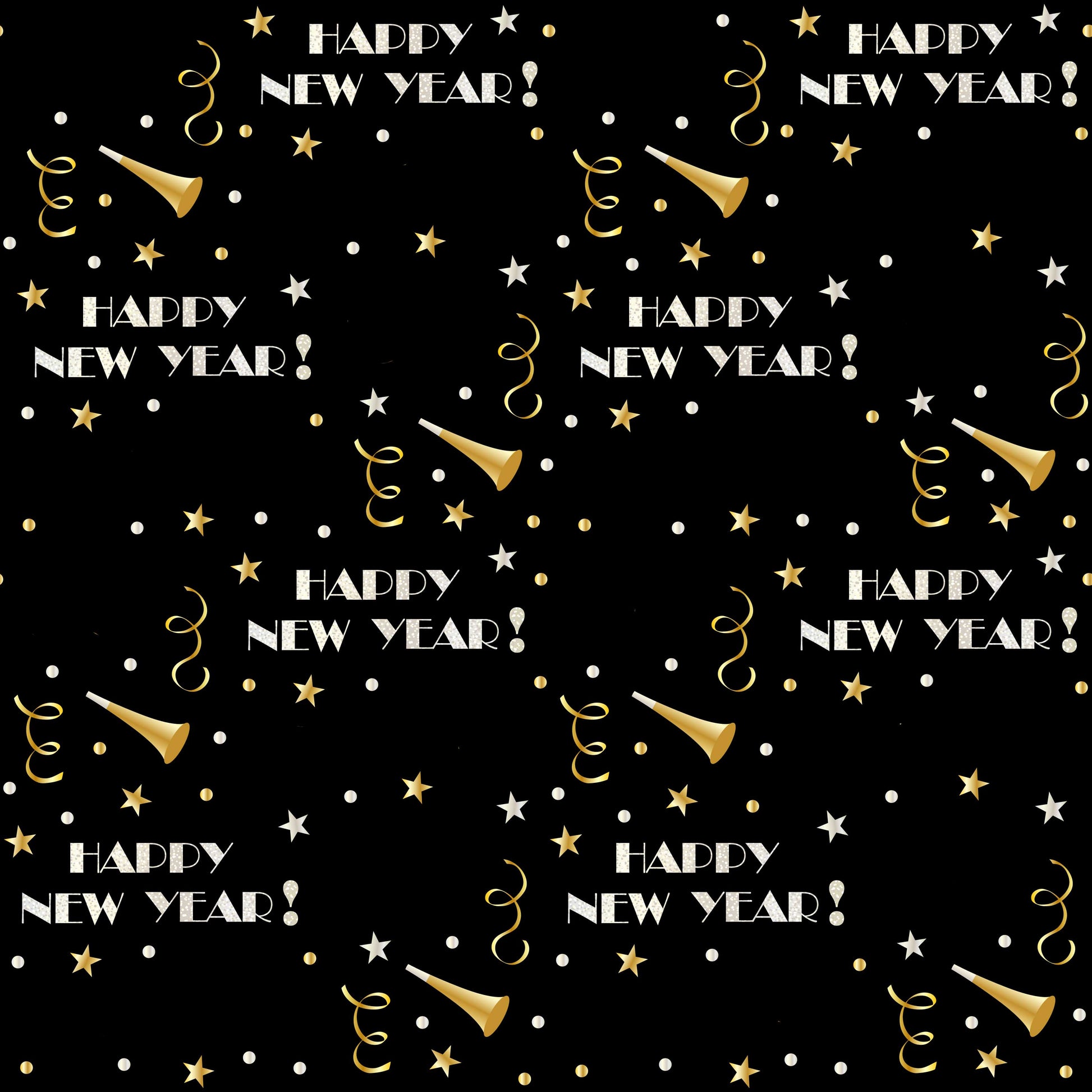 Happy New Year 2024 Seamless Digital Paper - CraftNest - Digital Crafting and Art