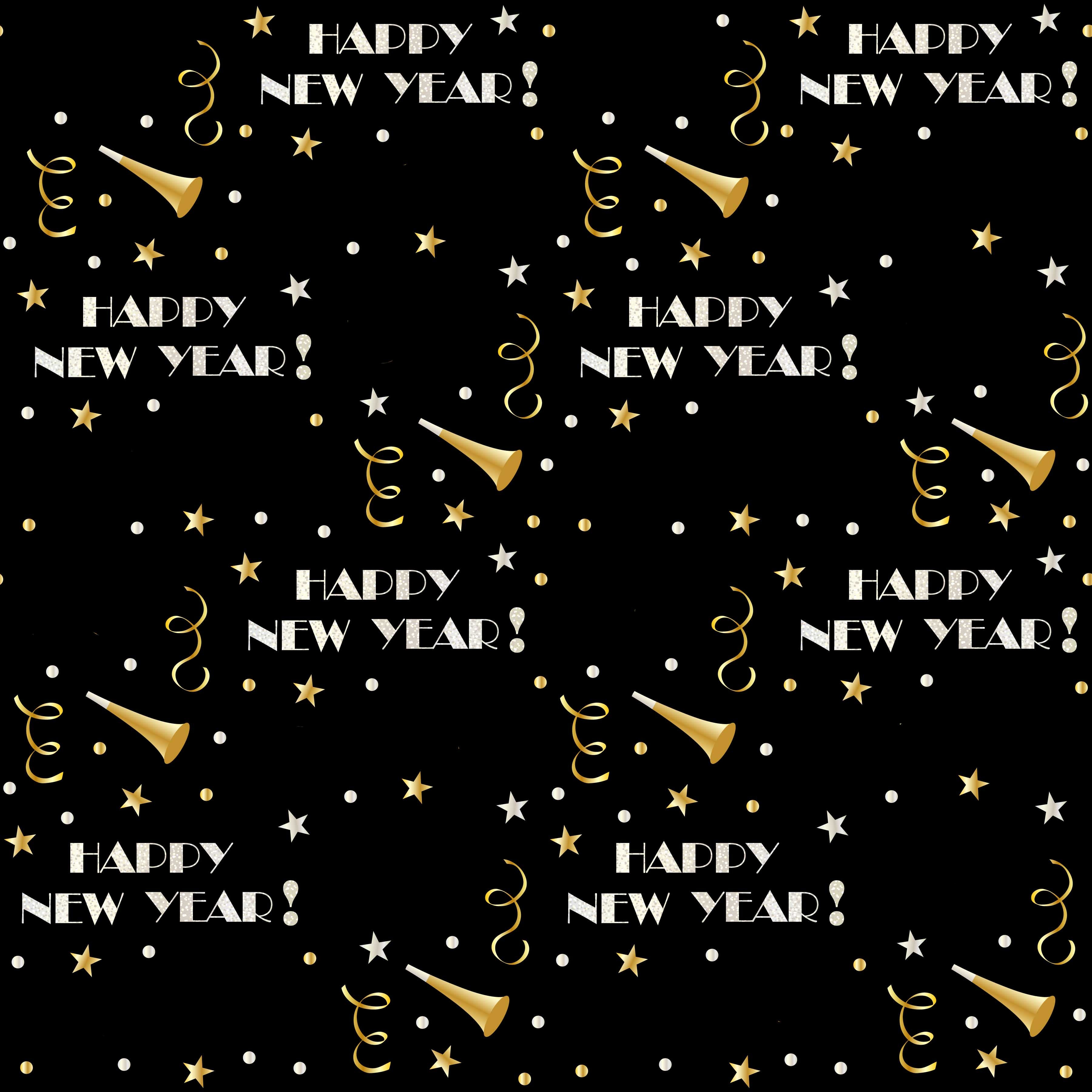 Happy New Year 2024 Seamless Digital Paper - CraftNest - Digital Crafting and Art
