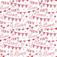 Valentine's Day Seamless Digital Paper - CraftNest - Digital Crafting and Art