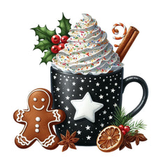 Christmas Coffee Gingerbread Clipart Bundle - CraftNest - Digital Crafting and Art