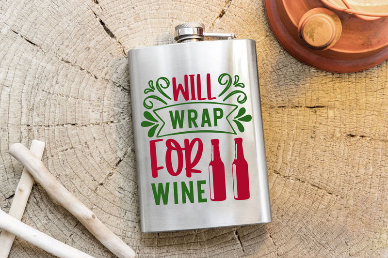 Christmas Wine SVG Bundle 2 - CraftNest - Digital Crafting and Art