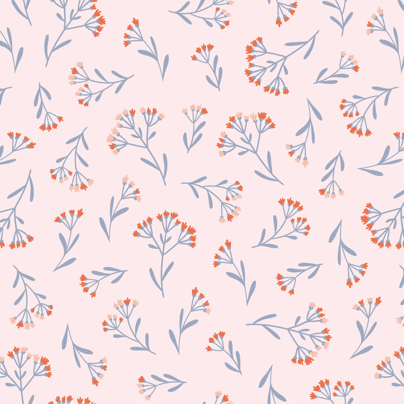 Cottage Chic Flower Seamless Digital Paper - CraftNest - Digital Crafting and Art