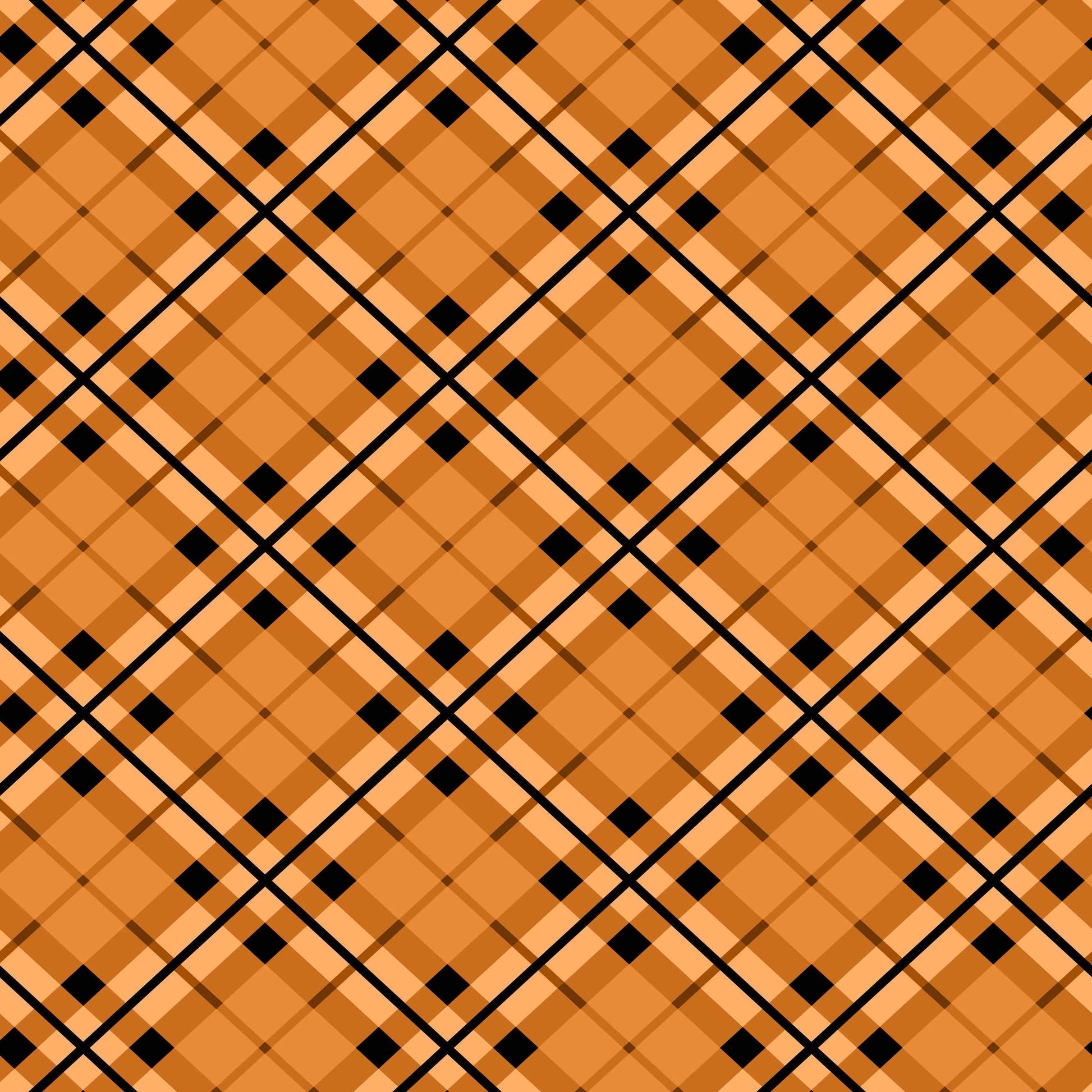 Fall Plaid Seamless Digital Paper - CraftNest - Digital Crafting and Art