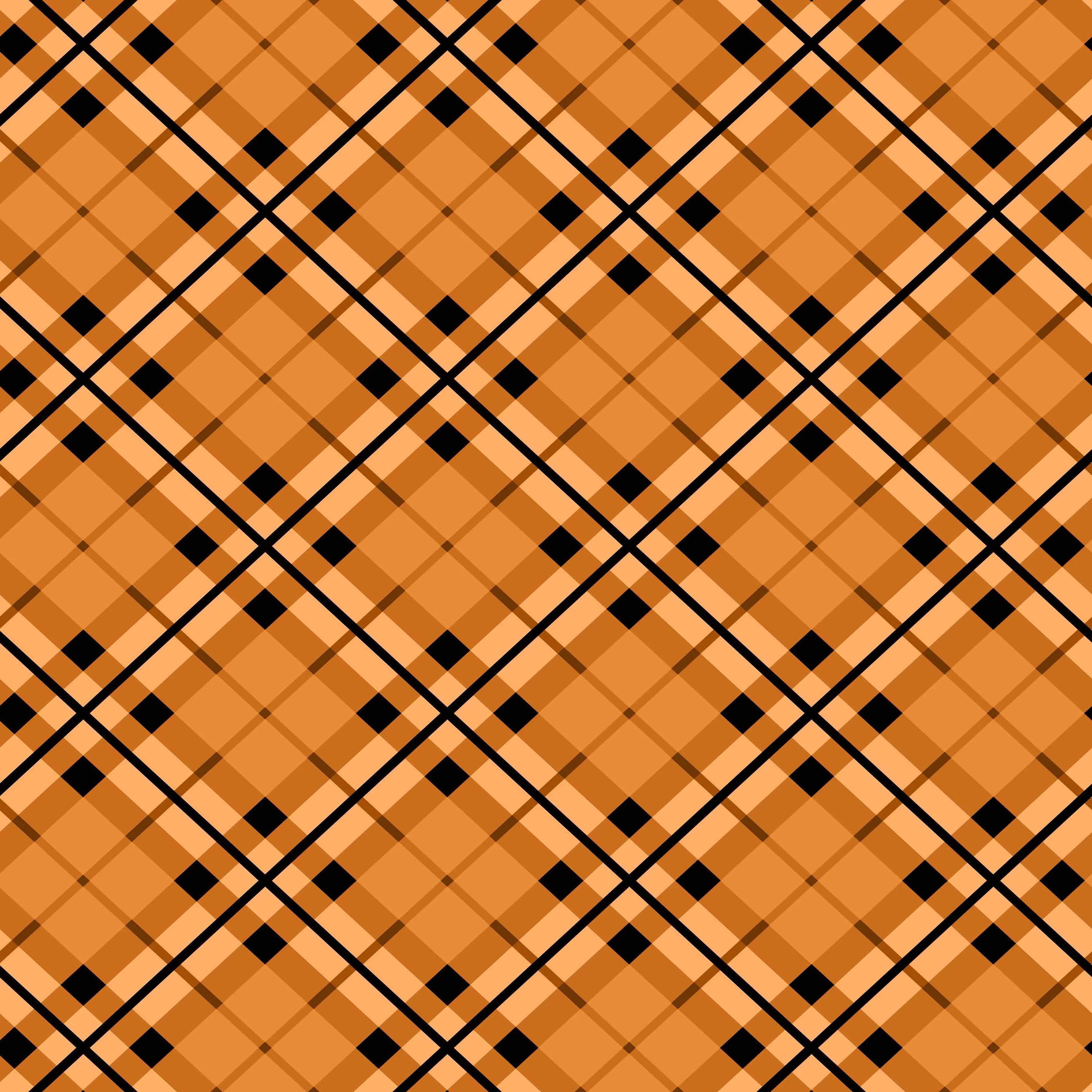 Fall Plaid Seamless Digital Paper - CraftNest - Digital Crafting and Art