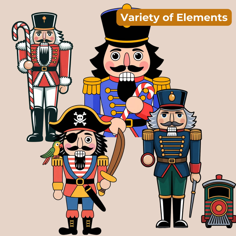 Nutcracker Clipart Bundle - CraftNest - Digital Crafting and Art