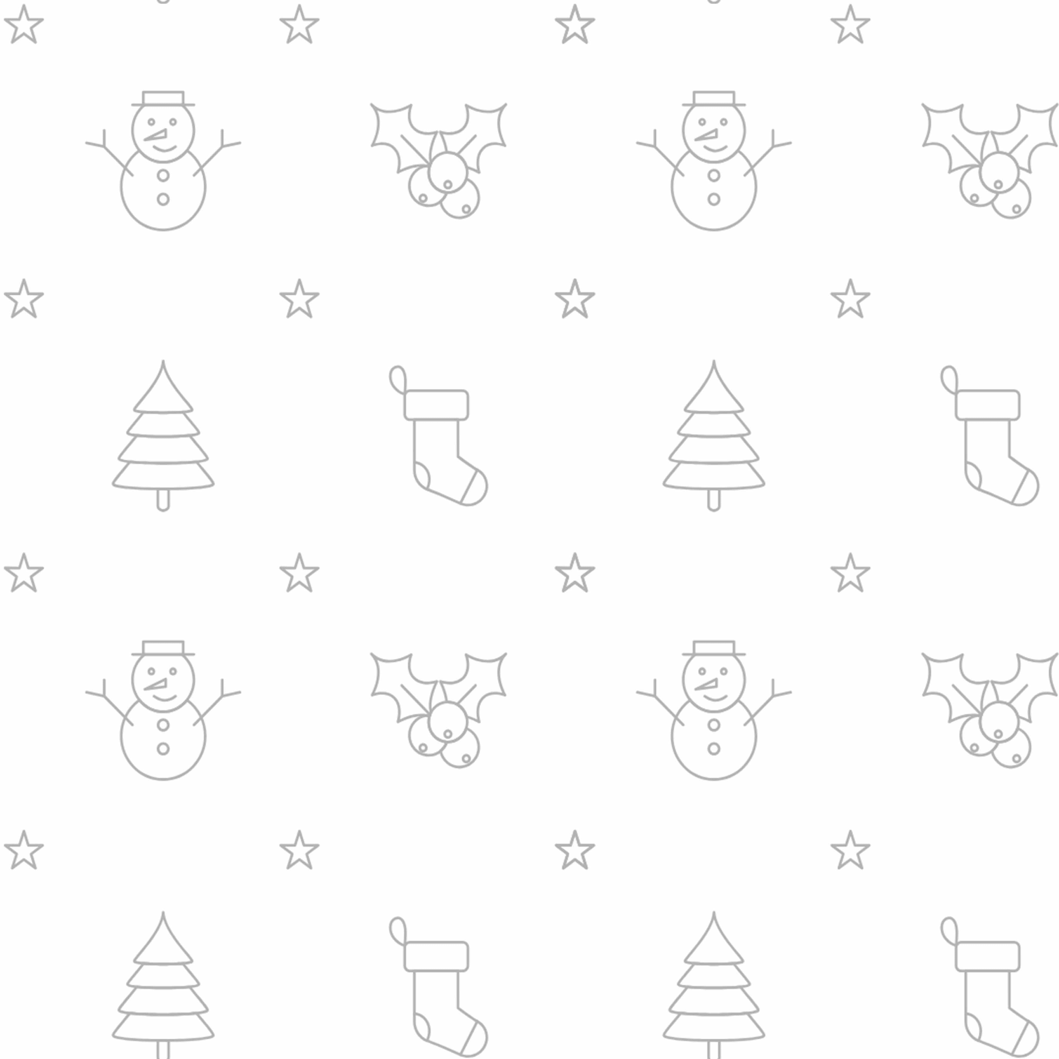 Christmas Seamless Pattern - CraftNest - Digital Crafting and Art