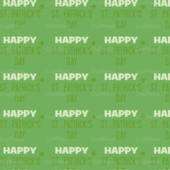 St. Patrick's Day Seamless Digital Paper - CraftNest - Digital Crafting and Art